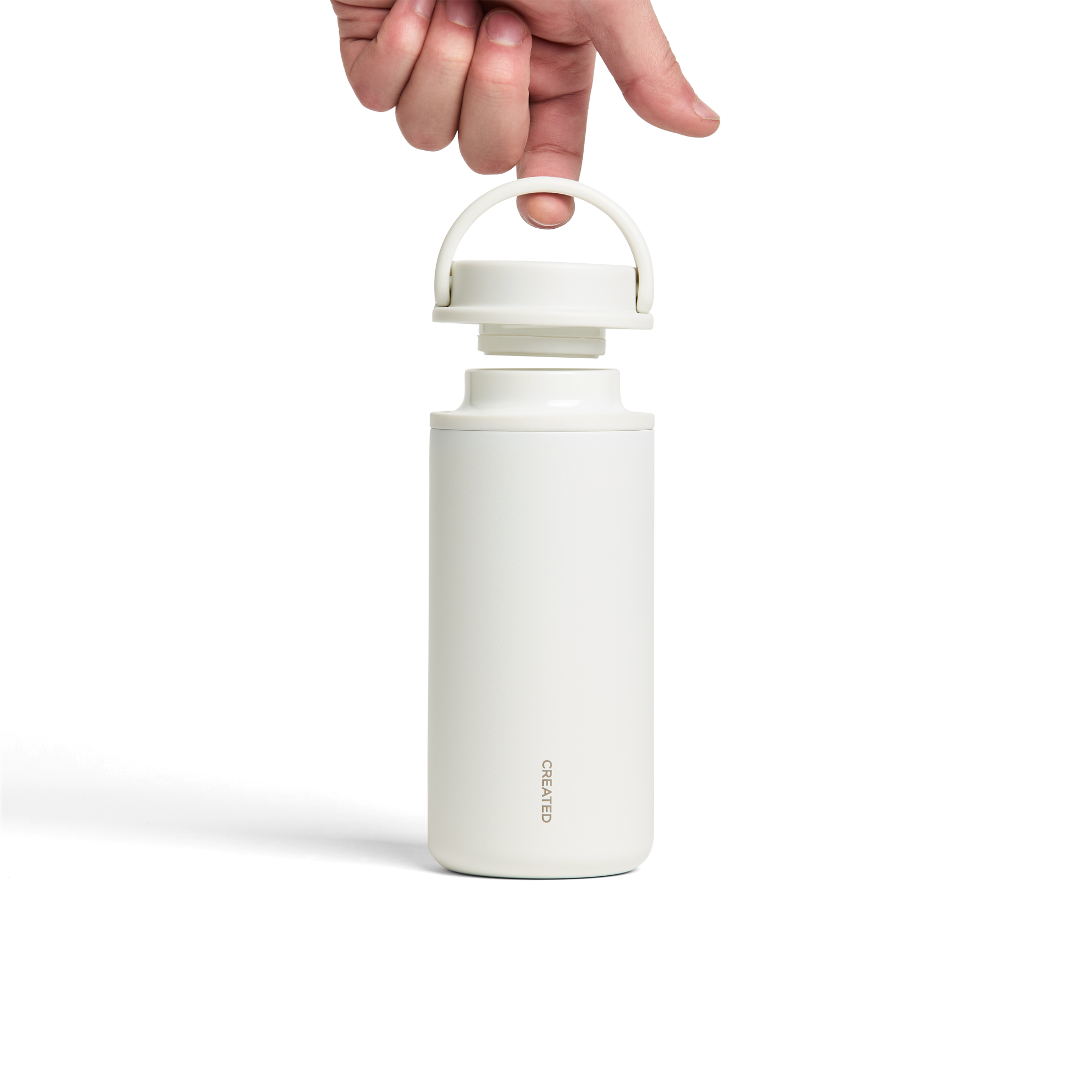 12oz Nomad Grip - White