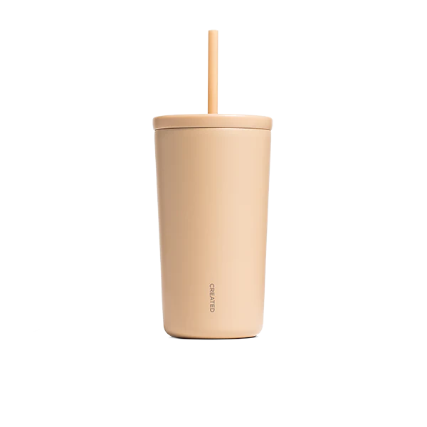 24 oz Created Cold Cup with Straw Lid - Fiddleheads Coffee Roasters