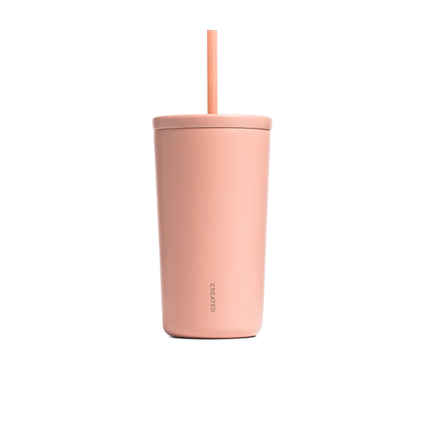 24 oz Created Cold Cup with Straw Lid - Fiddleheads Coffee Roasters